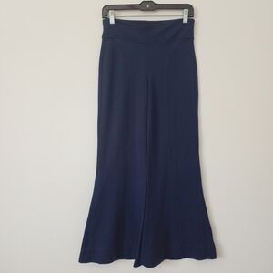 Kit and Ace Pull On Fit and Flare Cropped Pants in Navy Blue Size 4
